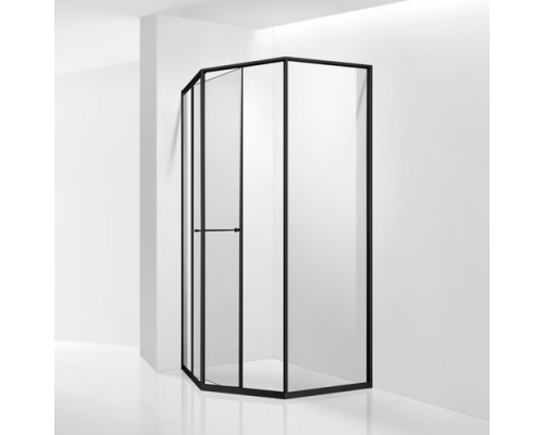 Душевой уголок RGW SV-82B L 100x100 33328200-14L стекло прозрачное, профиль черный