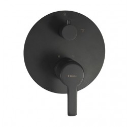 Deante Arnika Nero Смеситель скрытого монтажа 2-функциональный, черный