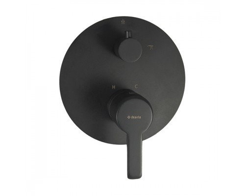 Deante Arnika Nero Смеситель скрытого монтажа 2-функциональный, черный