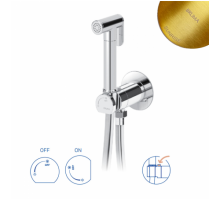 Гигиенический душ Bruma, угол открытия 180 °. Ручной душ из латуни - EloR 145 110 3SR Sunrise