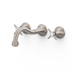24215101AC TRES-CLASIC Двуручный настенный смеситель ,сталь
