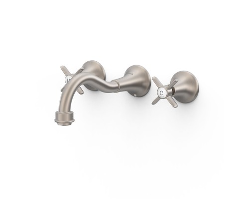 24215101AC TRES-CLASIC Двуручный настенный смеситель ,сталь