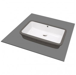 Deante Temisto Умывальник подвесной, 500*300*173 мм, белый