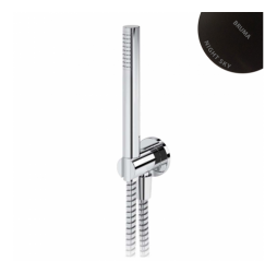 Душевой гарнитур, с металлическим шлангом 160 см, и ручной воронкой Elo из АБС-пластика - BlueR 145 591 7NS Night Sky