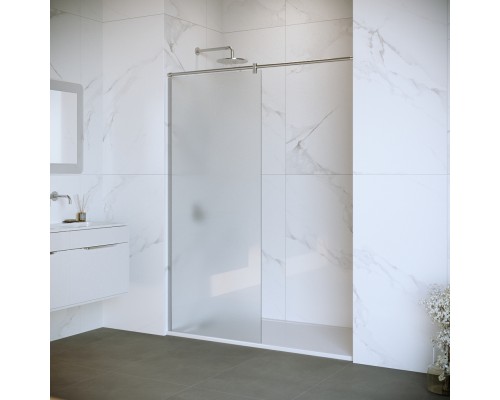 Душевая перегородка RGW WA-034 неподвижное Walk In cтекло матовое, 8 мм 100*195 xром 351003410-21