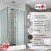 Душевая кабина AvaCan KD2911 AVA 110x90 стандарт, стекла матовые, профиль хром