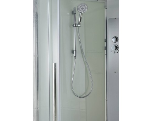 Душевая кабина Avacan EM5811RNT AVA 110x80 правая, без крыши, стекла прозрачные, профиль хром