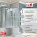 Душевая кабина Avacan EM5811RNT AVA 110x80 правая, без крыши, стекла прозрачные, профиль хром