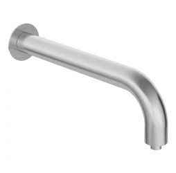 Deante Silia Штанга-излив настенный для верхнего душа, 380 мм, брашированная сталь