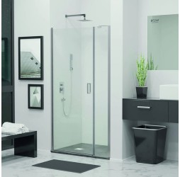 Душевая дверь в нишу RGW Leipzig LE-003 60х195 351200306-11 профиль хром, стекло прозрачное