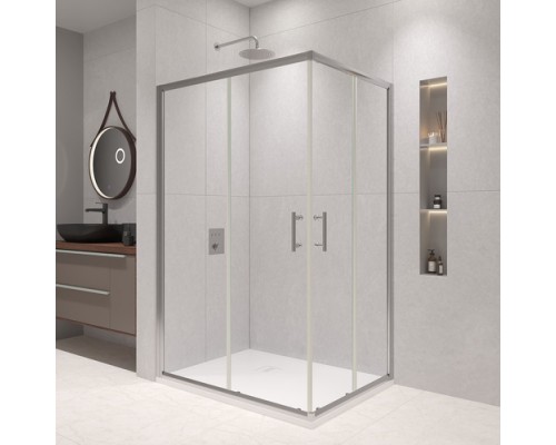 Душевой уголок, прямоугольный RGW PA-146 прозрачное стекло 6 мм цвет проф. хром 90*120*185 020814692-11