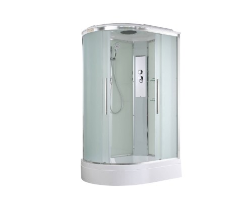Душевая кабина Avacan EM3812R AVA 120x80 правая, стандарт, стекла матовые, профиль хром