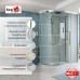 Душевая кабина Avacan EM3812R AVA 120x80 правая, стандарт, стекла матовые, профиль хром