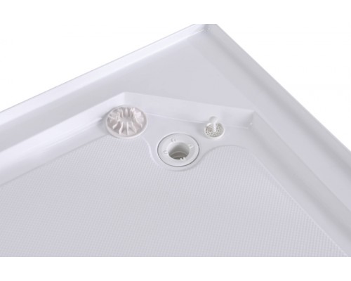 Душевая кабина Avacan EM2811LLED AVA 110x80 левая, LED, стекла матовые, профиль хром