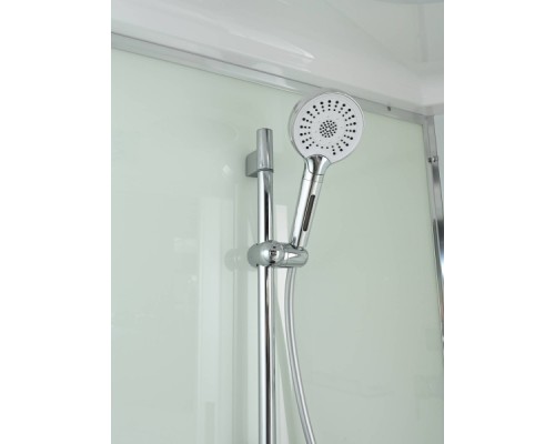 Душевая кабина Avacan EM2811LLED AVA 110x80 левая, LED, стекла матовые, профиль хром