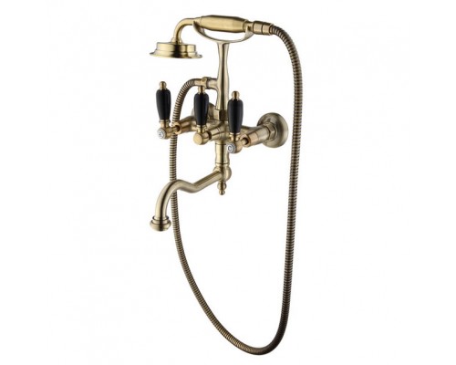 Смеситель для ванны Caprigo Adria-classic Black Edition 03B-510-VOT