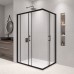 Душевой уголок, прямоугольный RGW PA-146-B прозрачное стекло 6 мм цвет проф. чёрный 90*120*185 020814692-14