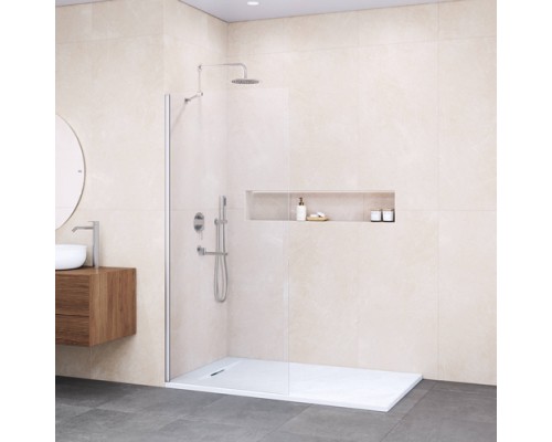 Душевая перегородка RGW WA-110 неподвижное Walk In cтекло прозрачное 8 мм хром  351011006-11