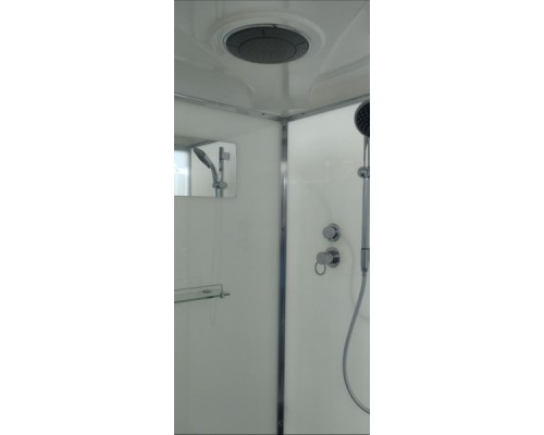 Душевая кабина Deto D09S 90x90 стекла матовые, профиль хром