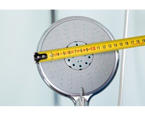 Душевая кабина Deto D09S 90x90 стекла матовые, профиль хром