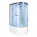 Душевая кабина AvaCan EM5012LLED AVA 120x90 LED, левая, стекла с рисунком, профиль хром