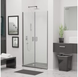 Душевая дверь RGW Leipzig 100x195 LE-06 стекло прозрачное, профиль хром