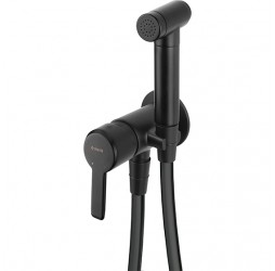 Deante Arnika Nero Смеситель скрытого монтажа с гигиеническим душем, черный