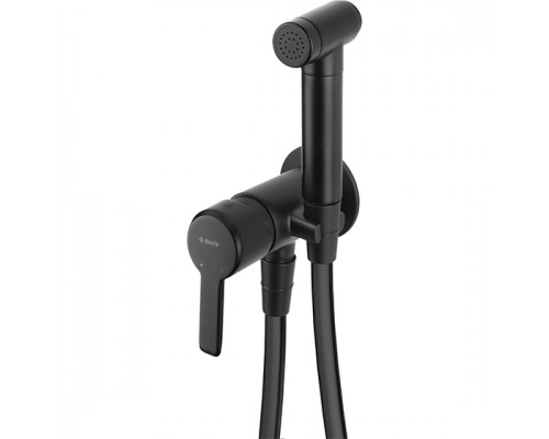 Deante Arnika Nero Смеситель скрытого монтажа с гигиеническим душем, черный