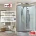 Душевая кабина Avacan EM2811RNT AVA 110x80 правая, без крыши, стекла прозрачные. профиль хром