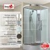 Душевая кабина Avacan EM2811RNT AVA 110x80 правая, без крыши, стекла прозрачные. профиль хром