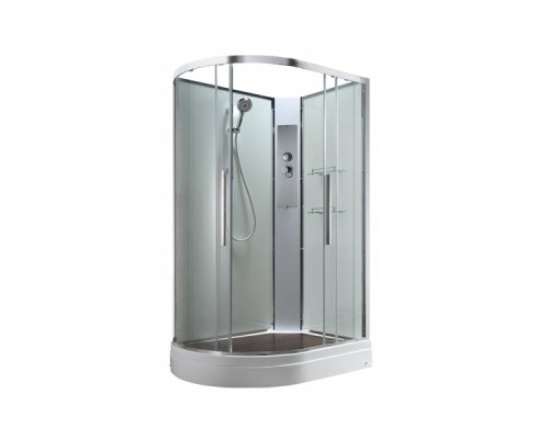 Душевая кабина Avacan EM2811RNT AVA 110x80 правая, без крыши, стекла прозрачные. профиль хром