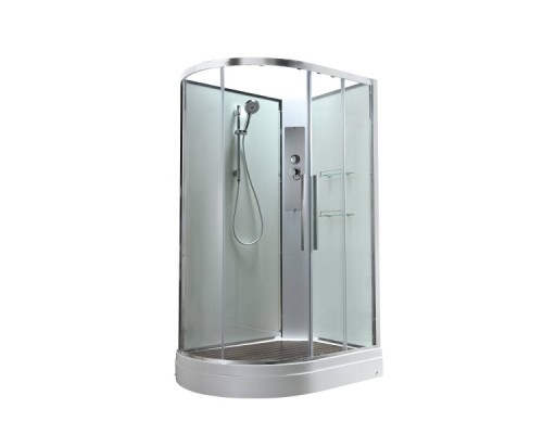 Душевая кабина Avacan EM2811RNT AVA 110x80 правая, без крыши, стекла прозрачные. профиль хром