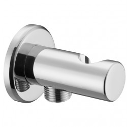 Deante Cascada Угловой соединитель с держателем лейки круглый, хром