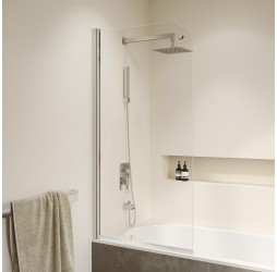 Раздвижная шторка на ванну RGW SC-009 60*150 прозрачное стекло 6 мм 351100906-11