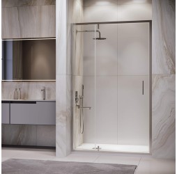 Распашная душевая дверь RGW LE-103 110*195 прозрачное стекло 6 мм 711210311-11