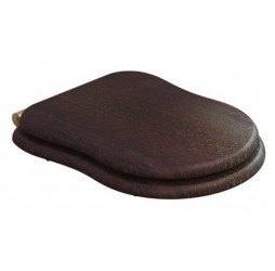 Сиденье для унитаза Caprigo Borgo с микролифтом (морилка/бронза) KFm-BB-B039