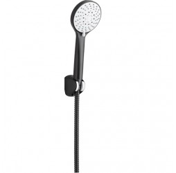 Deante Avis Nero Душевой гарнитур с 5-ти функциональной лейкой, черный