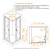 Душевой уголок RGW Classic CL-36 80x80 06093688-41 стекло рифленое, профиль хром