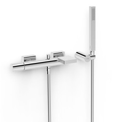 21117001 Tres Project Смеситель для ванны с душевым набором, хром