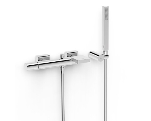 21117001 Tres Project Смеситель для ванны с душевым набором, хром