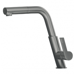 Deante Silia Смеситель для мойки с выдвижным изливом, титан