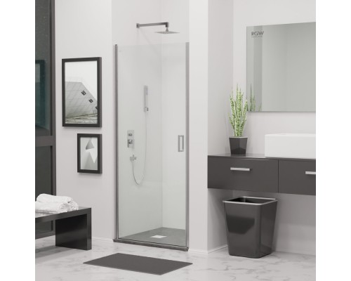 Распашная душевая дверь RGW LE-03 60*195 прозрачное стекло 6 мм 06120306-11