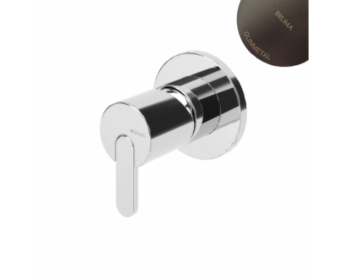 Внешняя часть смесителя с 1 выходом Leaf Gunmetal