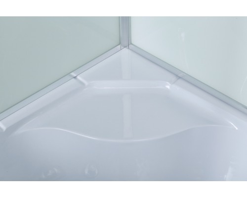 Душевая кабина AvaCan D512R AVA 120x90 без крыши, правая, стекла матовые, профиль хром