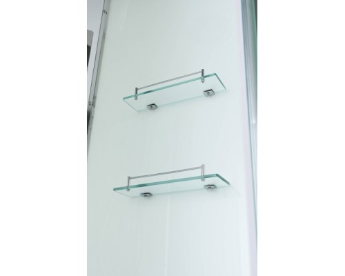 Душевая кабина Avacan EM5812RLED AVA 120x80 правая, LED, стекла матовые, профиль хром