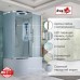 Душевая кабина Avacan EM5812RLED AVA 120x80 правая, LED, стекла матовые, профиль хром