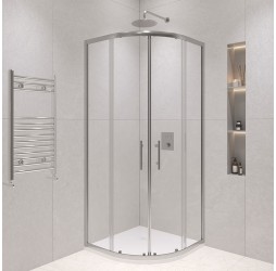 Душевой уголок, полукруг RGW PA-51 100х100 прозрачное cтекло 6 мм цвет профиля хром 02085100-11