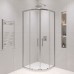 Душевой уголок, полукруг RGW PA-51-B 90х90 прозрачное cтекло 6 мм цвет профиля хром 02085199-11