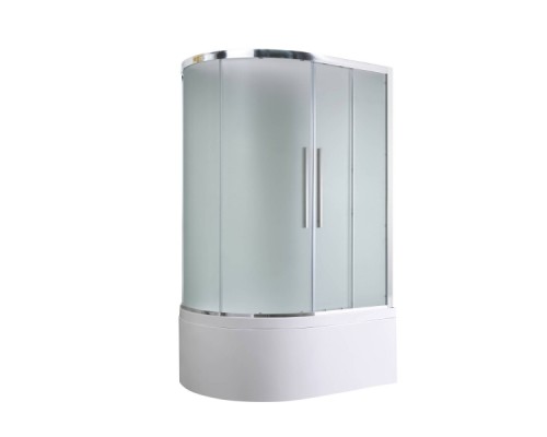 Душевая кабина Avacan EM5812RN AVA 120x80 правая, без крыши, стекла матовые, профиль хром