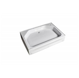 Душевой поддон акриловый прямоугольный  RIVER WEMOR 120/80/24 S 1200*800*240 мм